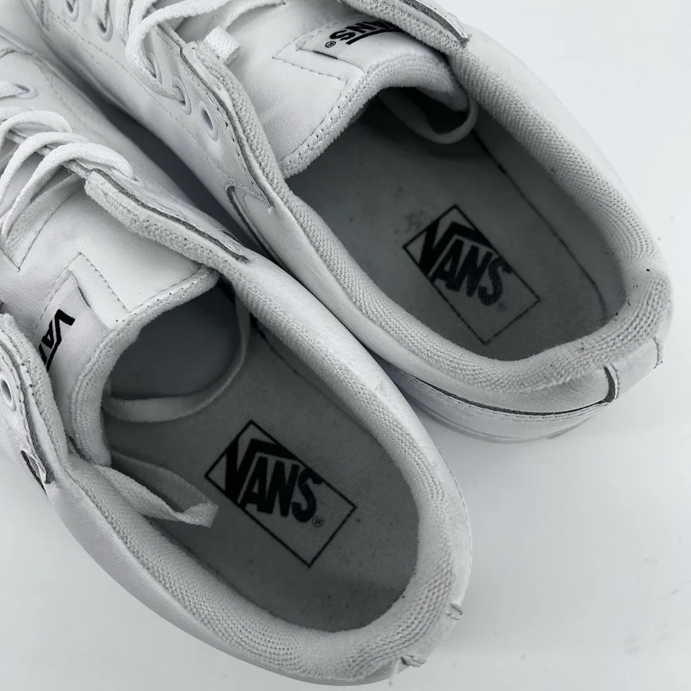 Vans minimalist white
